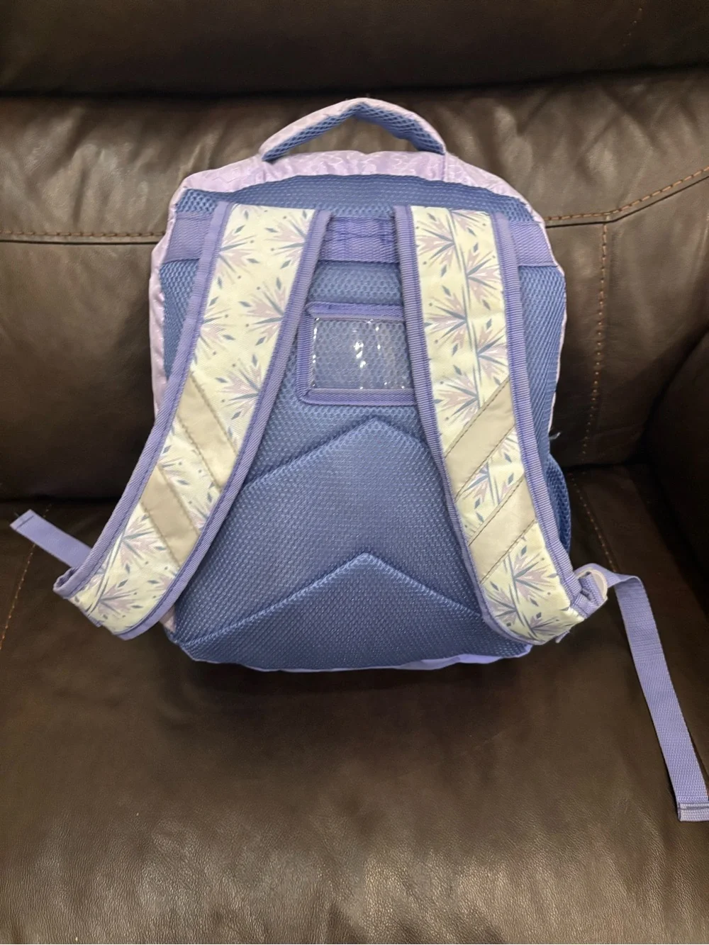 Elsa Holographic Kids Backpack - Purple & Blue
